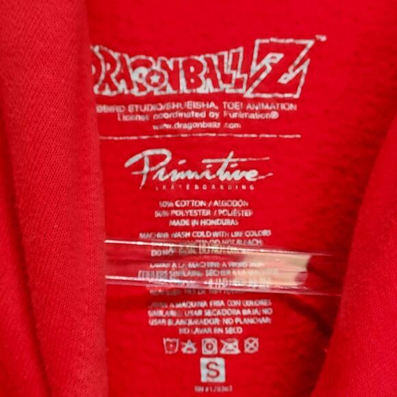Primitive x Dragon Ball Z Hoodie Size Small *Missing Drawstring* - Picture 4 of 8